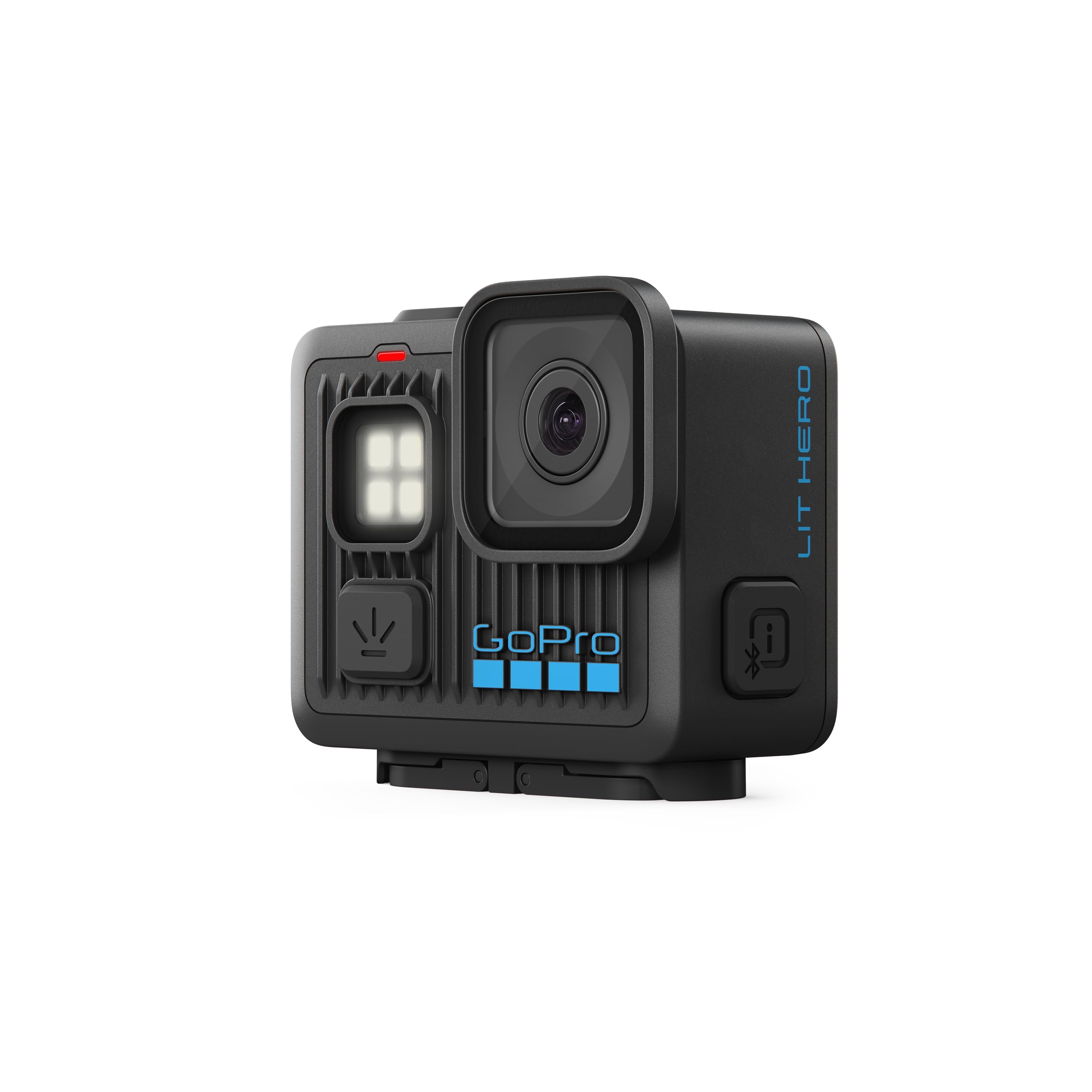 GoPro LIT HERO - Action camera leggera, compatta e impermeabile con luce integrata, video Ultra HD 4K60, foto da 12 MP, touch screen, stabilizzazione HyperSmooth