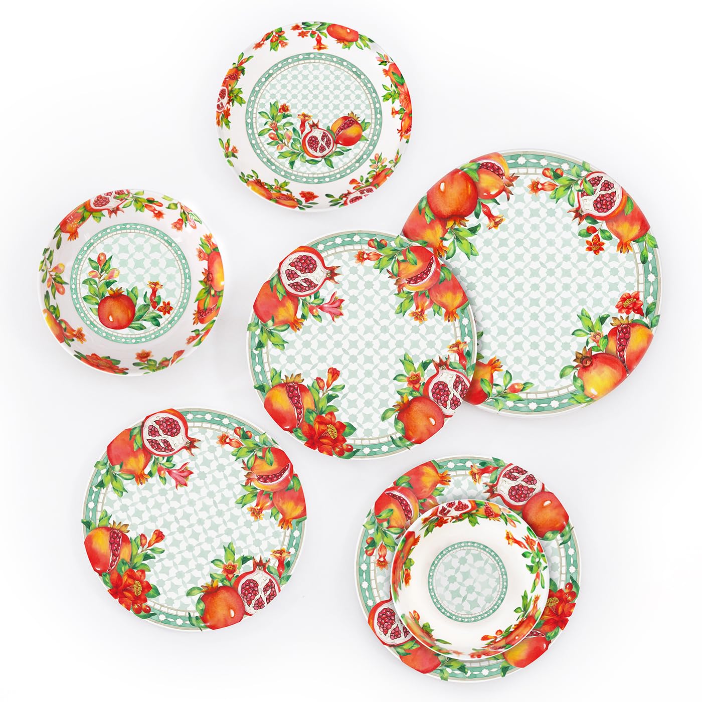 Les Jardins de la Comtesse - Petit Bol en Mélamine Pure - Séville - Ø 15 cm - Service de Table - Collection de Vaisselle Quasi-Incassable