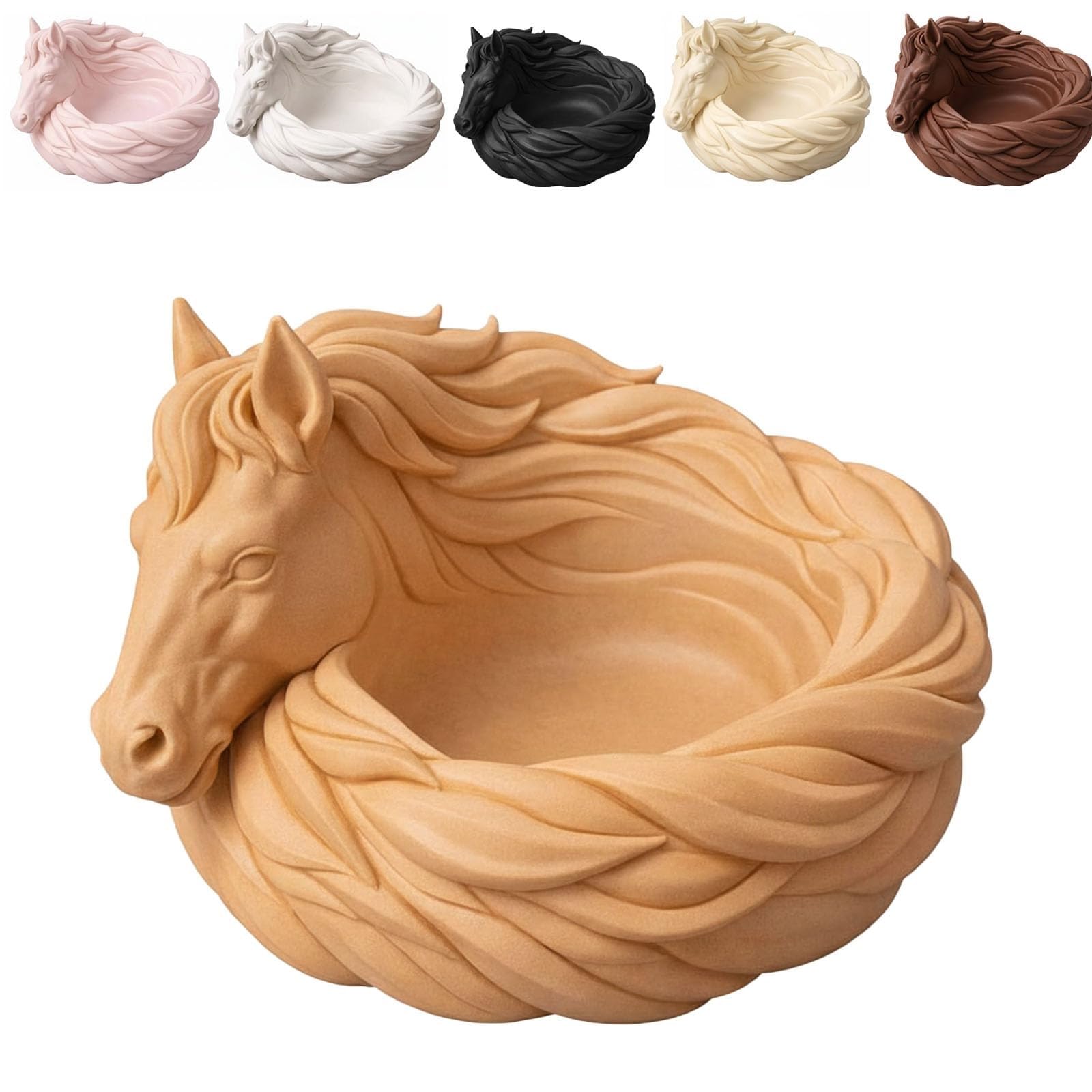 Lsvqzkhf Tan Tray Storage Box, Desktop Bowl
