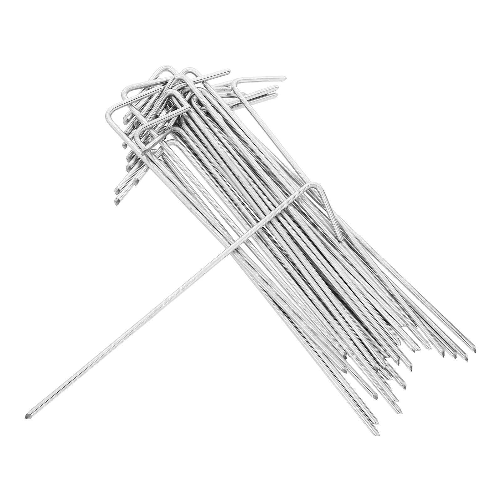 Piquets de canopée portables ifundom en fer forgé rigide pour sol dur 30 pcs