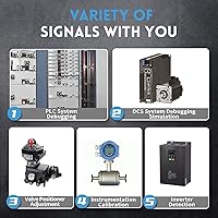 Vista 4 de FNIRSI SG-003A Generador de señal - 0-24mA 0-24V Simulador analógico ajustable de corriente y voltaje, valor preestablecido, curva en tiempo real