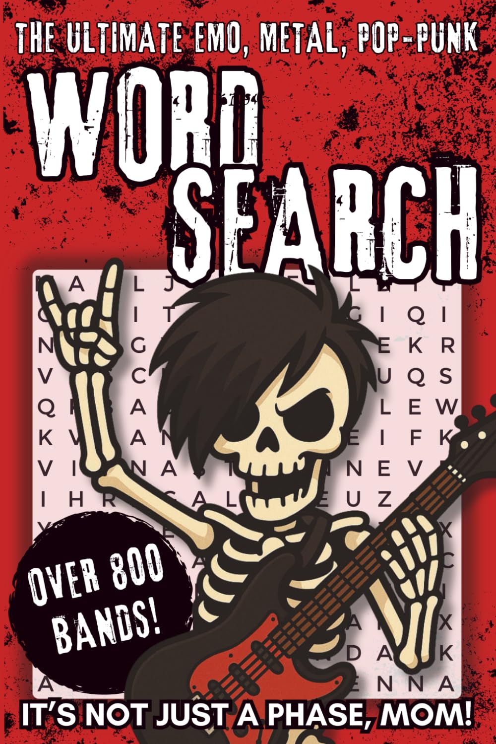 The Ultimate Emo, Metal, Pop-Punk Word Search: Word Search Puzzles for Adults with Fun Facts about Your Favorite Bands Bands | 6x9 inches | 50+ ... Relaxation, Gag Gifts, and Former Emo Kids