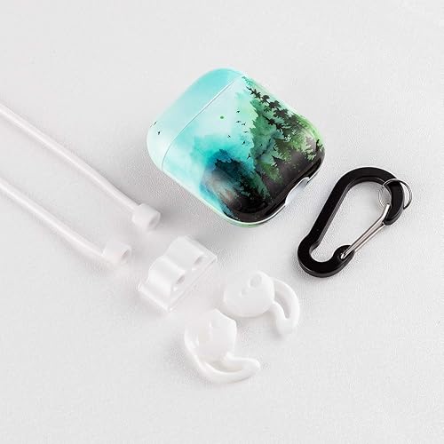 Miniatura 6 de Funda para Airpod para hombres, funda de Airpod con funda protectora duradera de TPU, funda de Airpods 2 y 1 para niñas y niños, a prueba de golpes