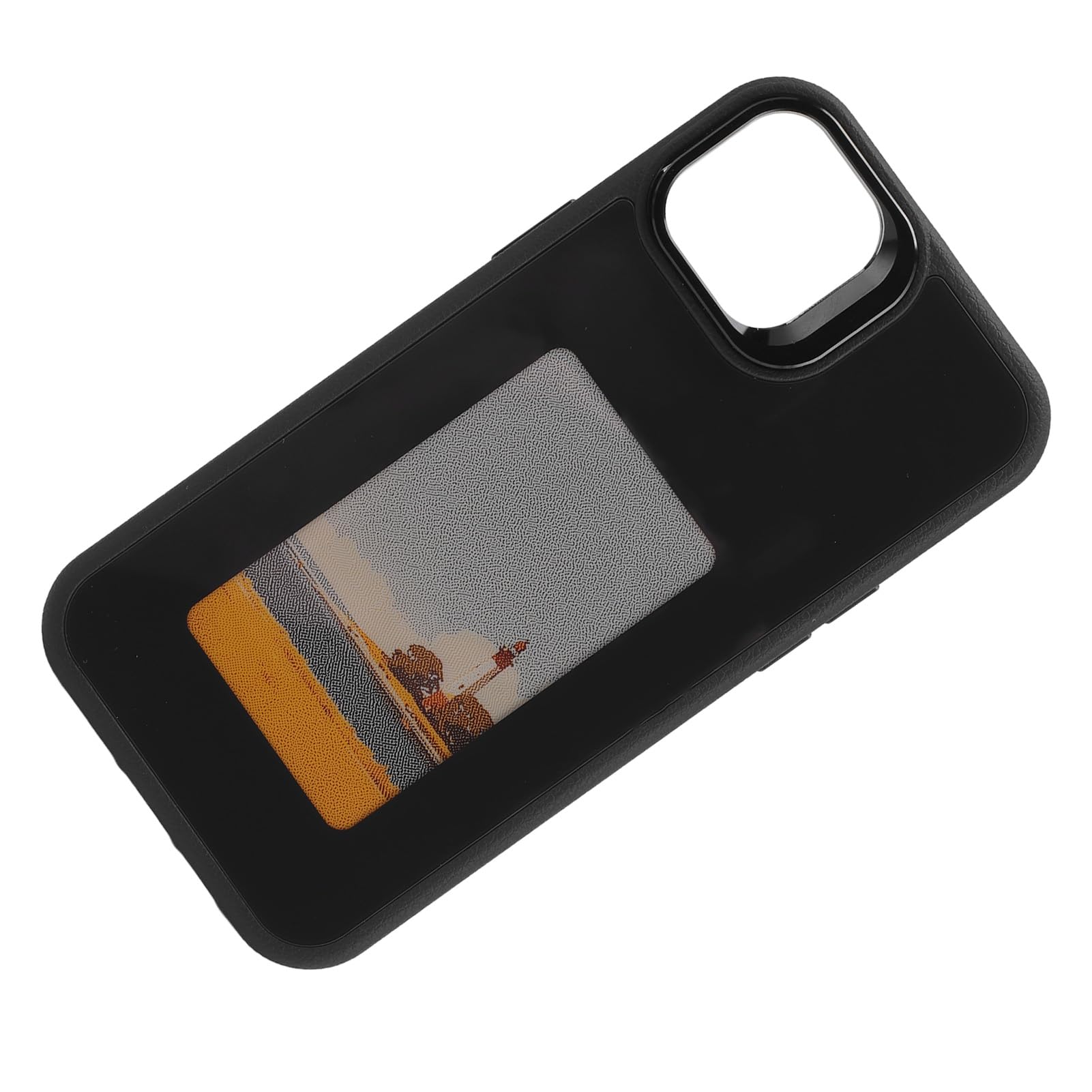 Jiawu Custodia per Telefono con Schermo Smart Ink con Funzione di Aggiornamento NFC, Profilo Sottile per Utenti 14Plus (BLACK)