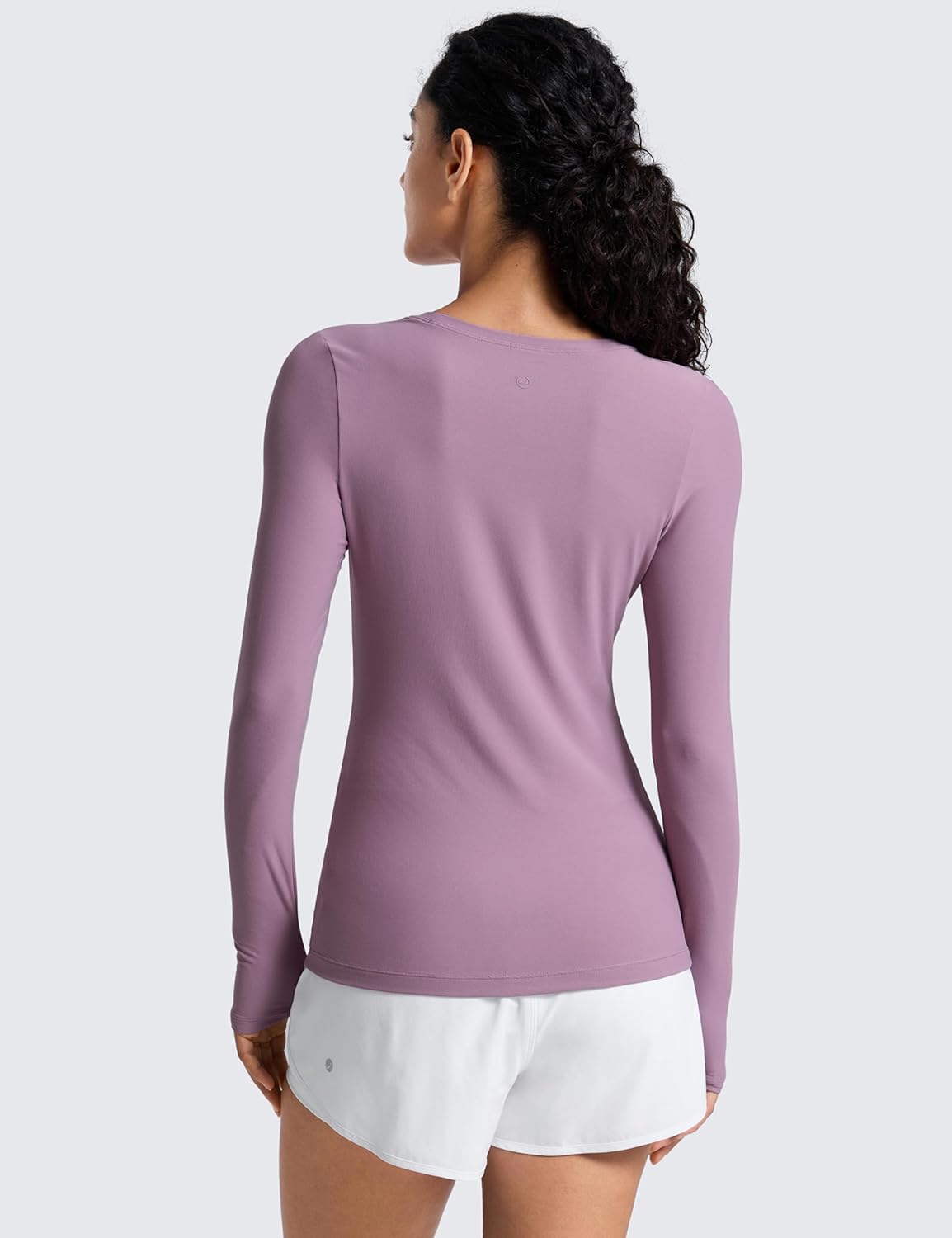 CRZ YOGA Womens Cloudweight Long Sleeve Workout Tops Lightweight Athletic Basic Shirts Soft Casual T-Shirt with Thumb Hole