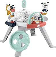 Fisher-Price 3-in-1 Spin & Sort Activity Center: Baby to Toddler Play Table with 10+ Developmental Activities, Happy Dots