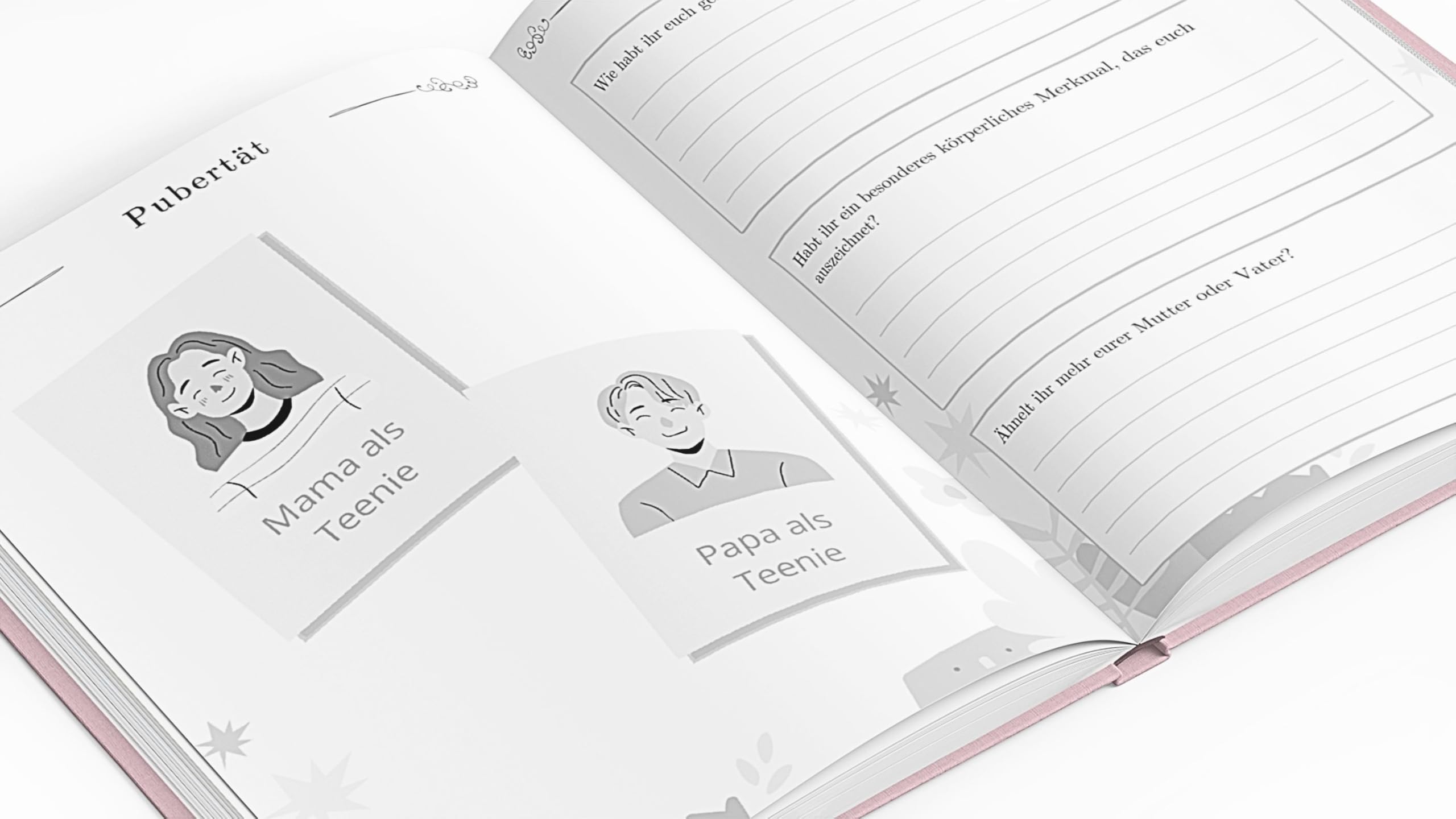 Mama & Papa, erzählt mal aus eurem Leben: Liebevolles Buch zum Ausfüllen "Papa, Mama erzähl mal!"