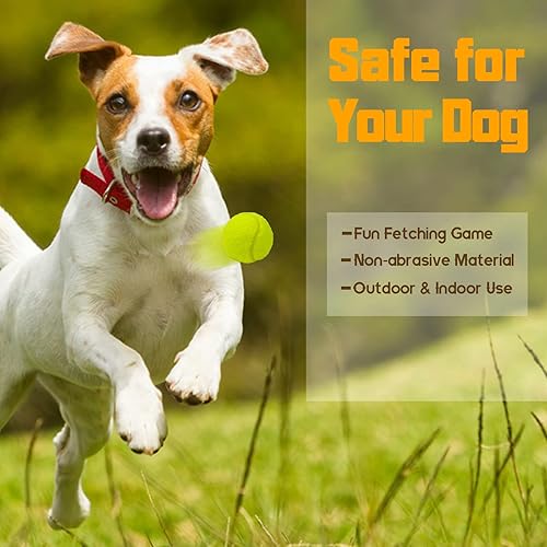 Miniatura 5 de Pelotas de tenis de entrenamiento de perros de 2 pulgadas y pelotas de goma, pelotas interactivas de juguete para perros, juguetes masticables para