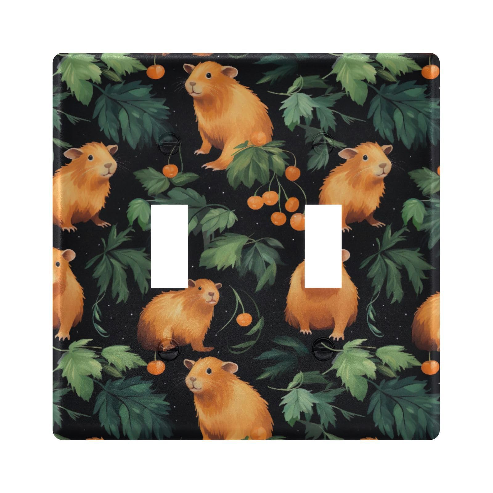 UMIRIKO Cute Prairie Dog Light Switch Cover Plate Covers Decorative Double Toggle Home Decor 202a8631