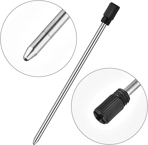 Miniatura 5 de 24 repuestos de bolígrafo para bolígrafos de cristal de diamante, 2.75 pulgadas (tinta negra)