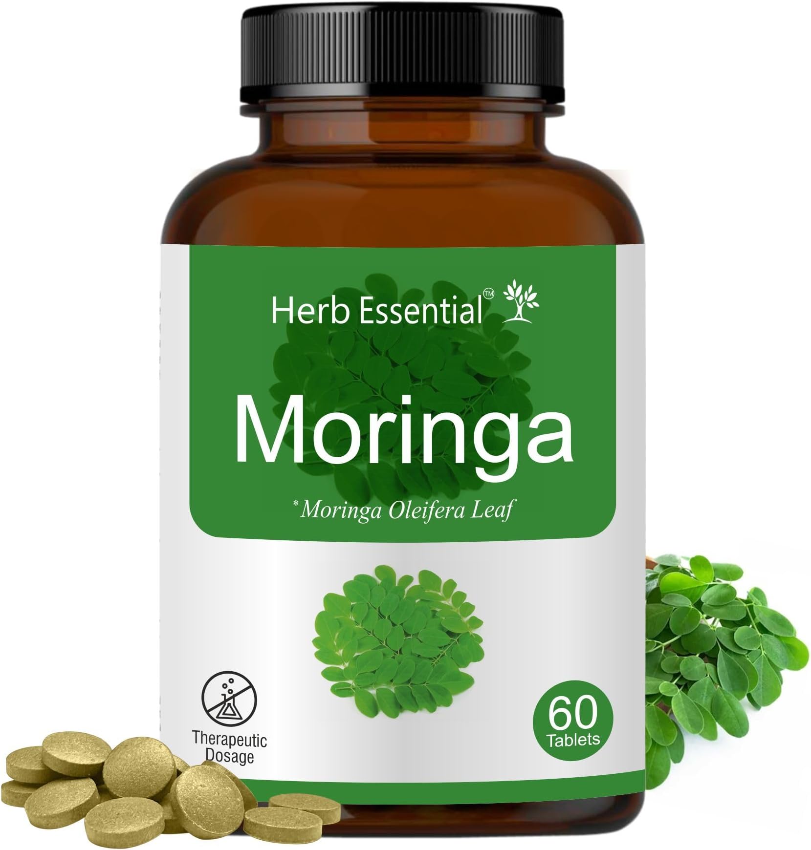 Moringa Leaf 500 mg - 60 Tablets