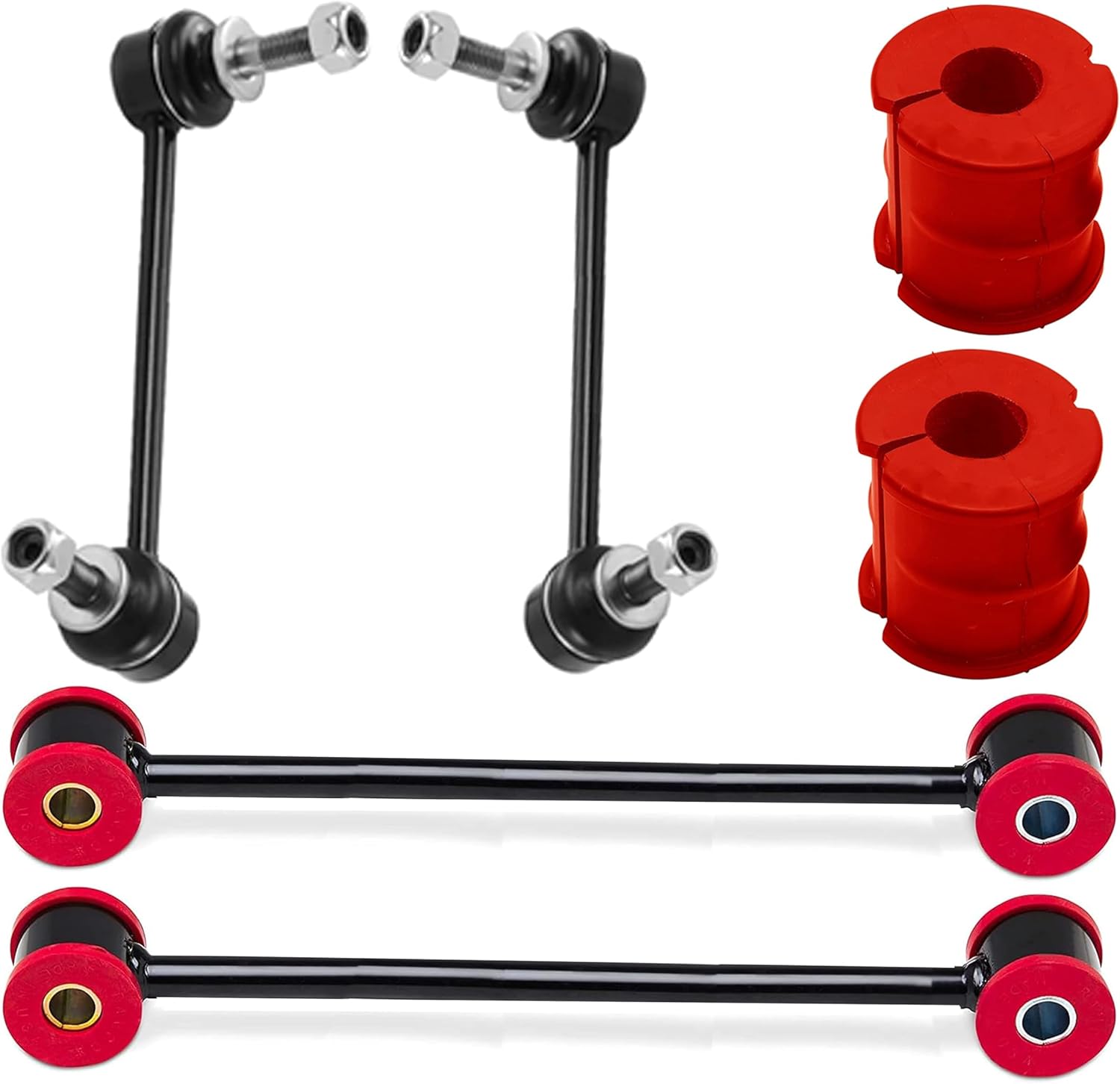 suspension dudes 6PC Front/Rear Sway Bar Links + Front Bushings FITS Dodge Charger Challenger Magnum Chrysler 300