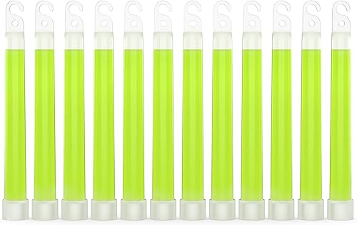Swiss Safe Varillas luminosas prémium de 6 pulgadas, extra brillantes, más de 12 horas de duración, listas para emergencias