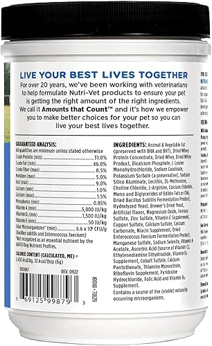 Miniatura 7 de Nutri-Vet Sustituto de leche para cachorros, leche en polvo, alimentación para cachorros recién nacidos, artículos esenciales para perros, productos