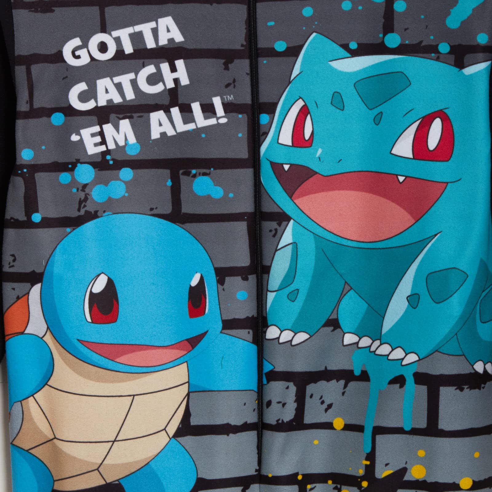 Pokémon grenouillère pour Enfants Pyjama Pikachu Polaire Pyjama garçon Pyjama Fille vêtement de Nuit Unisexe Tenue de détente