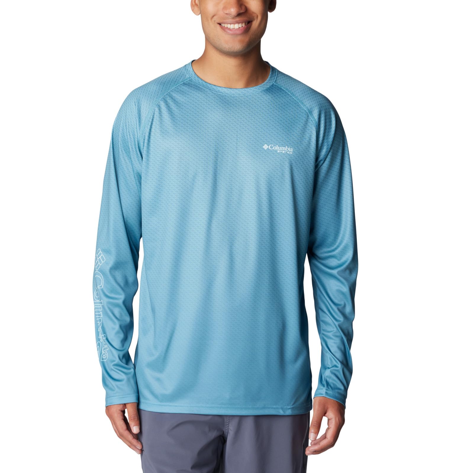 Columbia Terminal Tackle PFG Super Fade Manga Larga Camiseta para Hombre