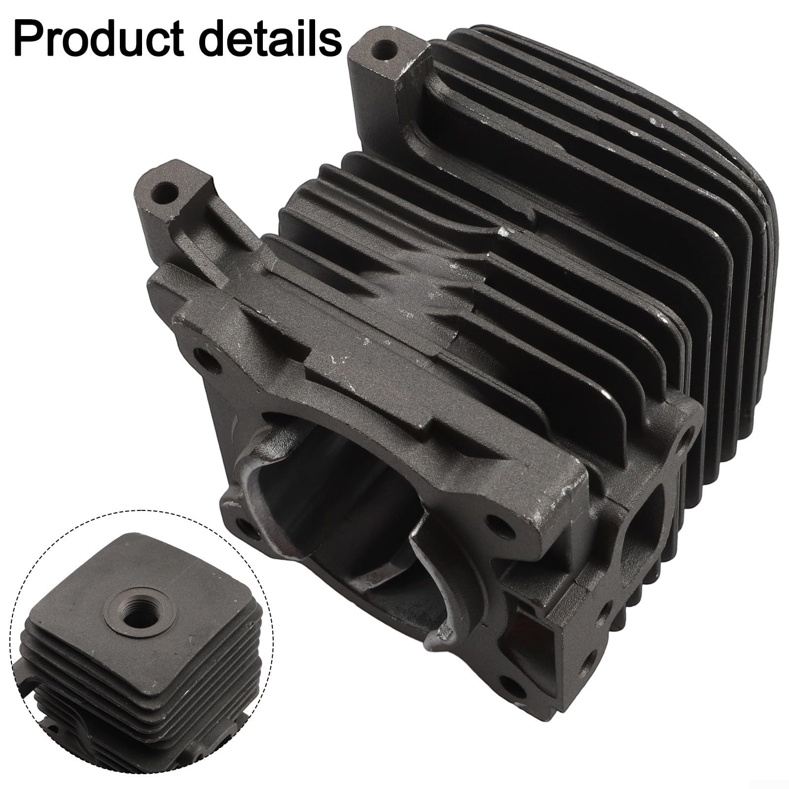 Minhe For-Stihl Kit cilindro pistone PN 4140 020 1204, foro 34 mm, per motori FS38 FS45 FS46 FS55 HS45 KM55, Stihl-BG, BR, BT, FC, HL, KM, MM, SH