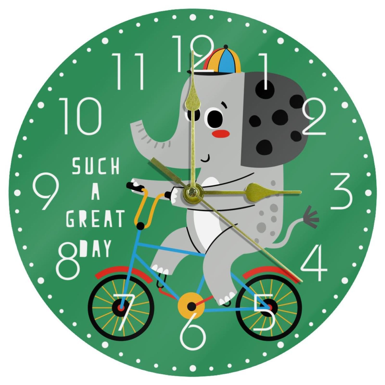 Horloge murale éléphant silencieuse pour éliminer le bruit dans le bureau