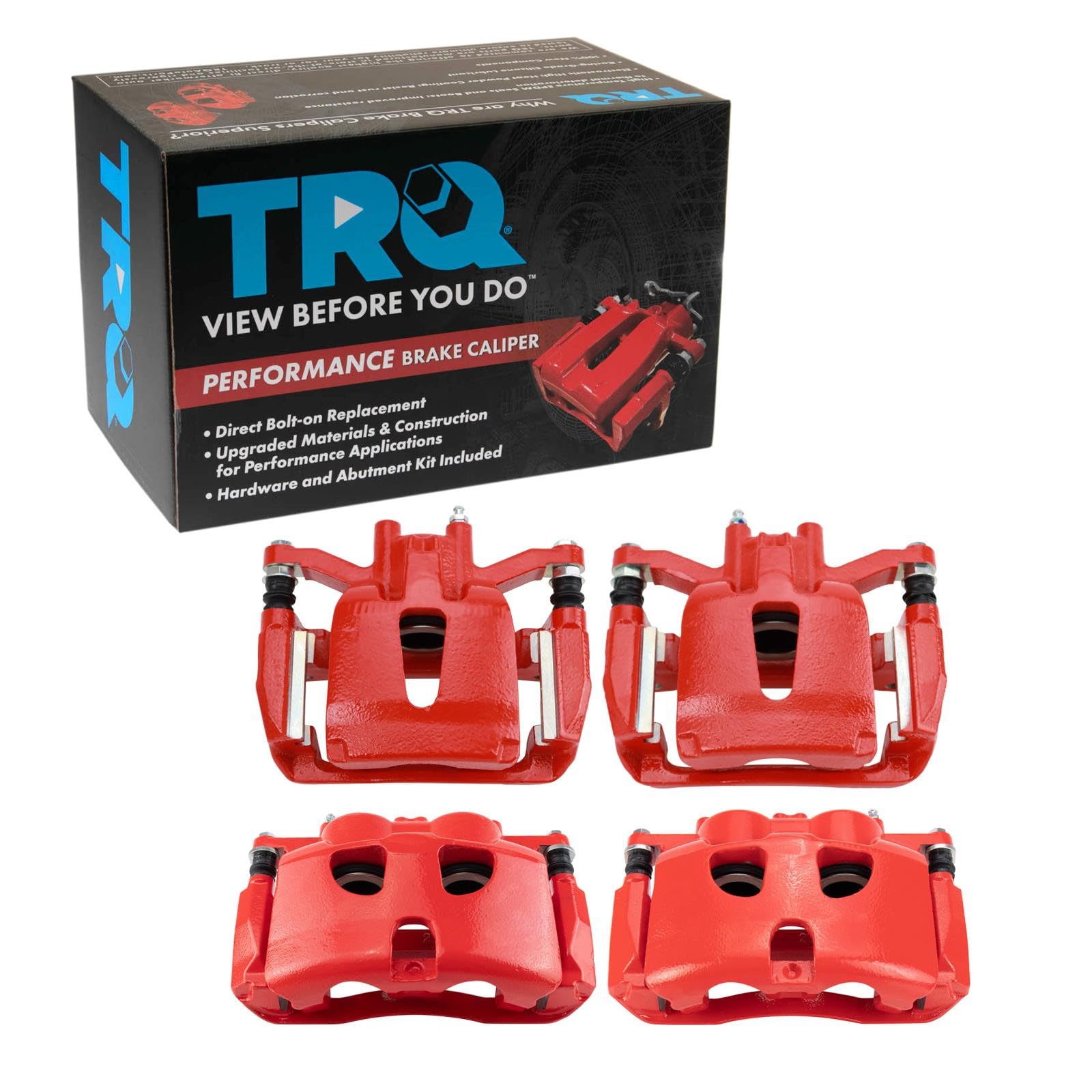 TRQ Brake Caliper Set Performance Compatible with 2012-2018 Ford F-150