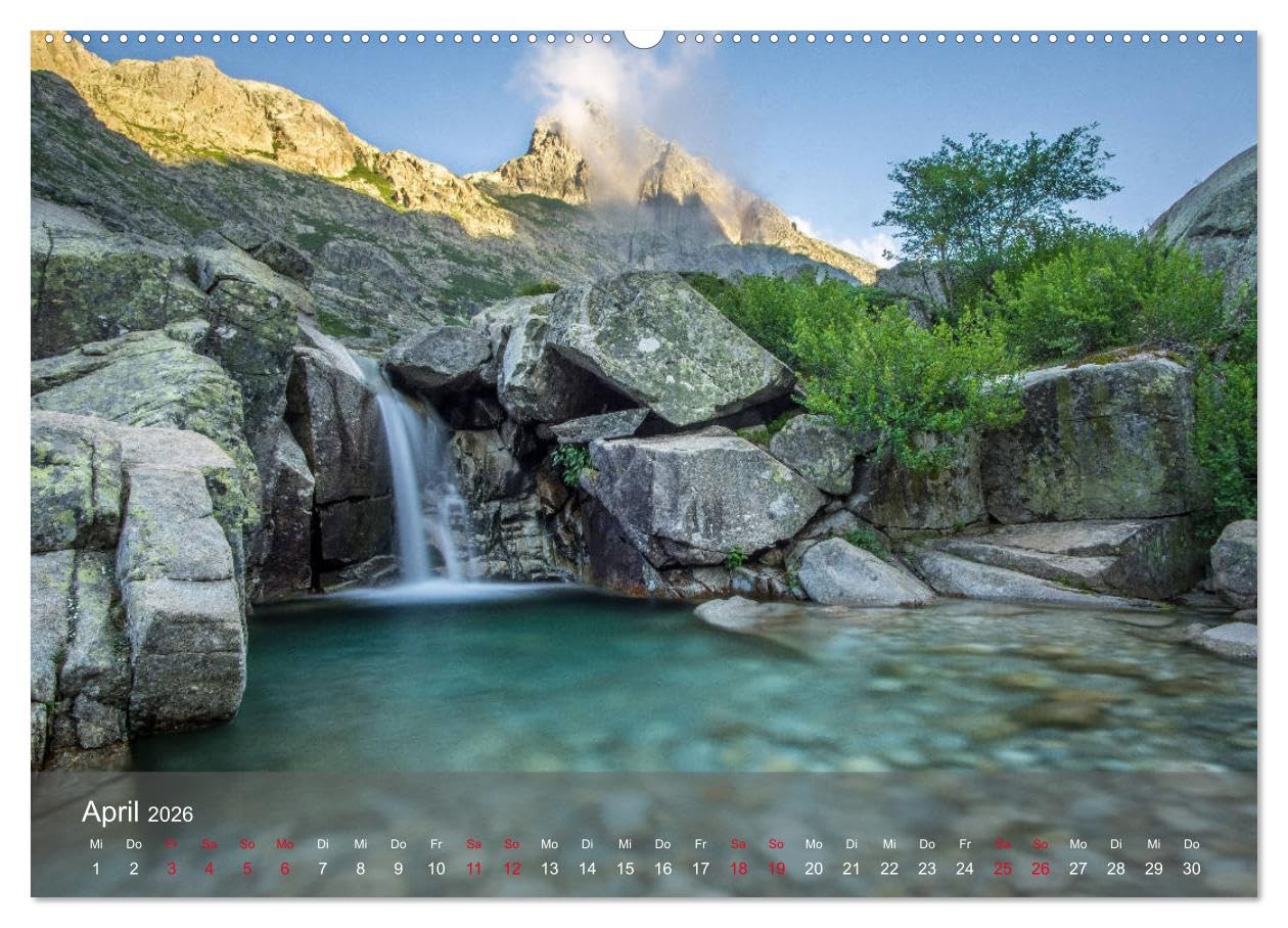 Korsika - Faszinierende Landschaften (Wandkalender 2026 DIN A2 quer), CALVENDO Monatskalender: Korsika ist immer eine Reise wert. (CALVENDO Natur)