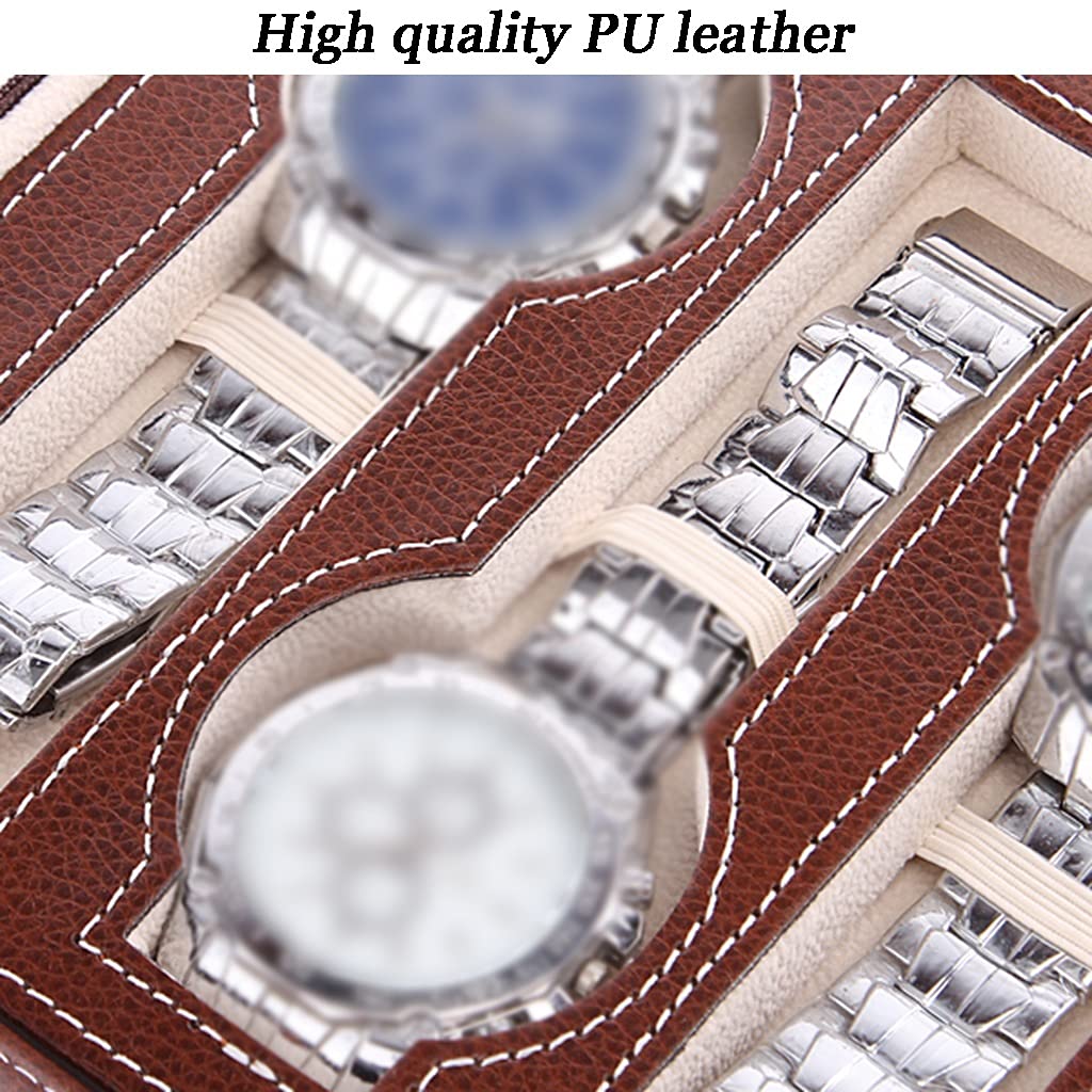 Semplice scatola porta orologi in vetro trasparente con organizer multi-cella per gioielli Beauty Comes