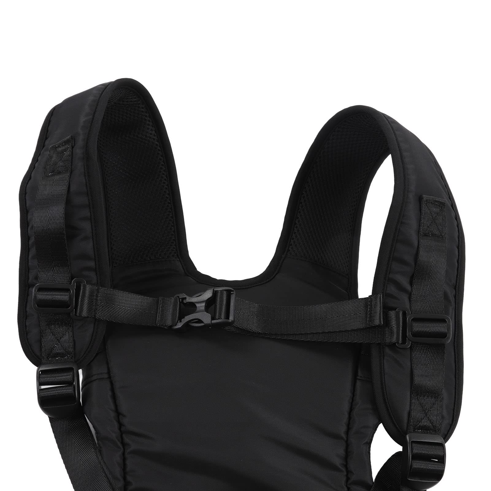 Mochila transportadora Delantera para Mascotas, Bolsa de Pecho para Perros de liberación rápida, cómoda, Transpirable, Manos Libres, Impermeable, Negra, para Viajes en Bicicleta