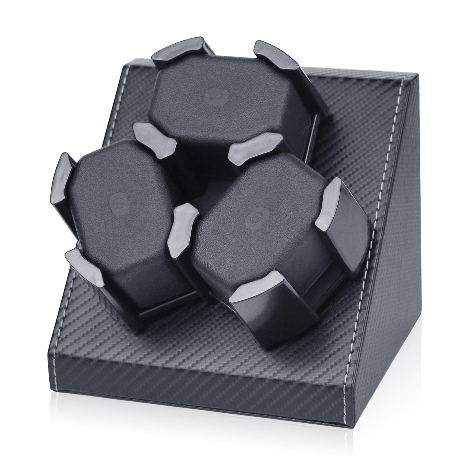 Three Watch Winder for Automatic Watches Watch Box Automatic Winder Japanese Motor 2 Rotation Modes, FR-PU30B