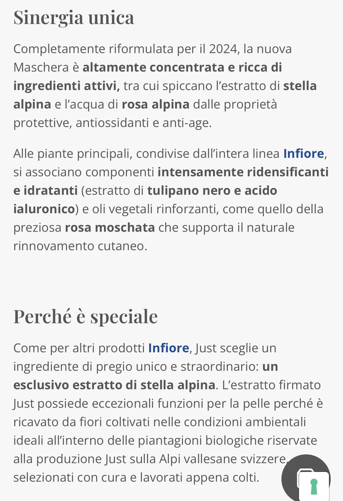 MASCHERA GEL RASSODANTE JUST 75 ml Innovativa maschera anti-age per il viso
