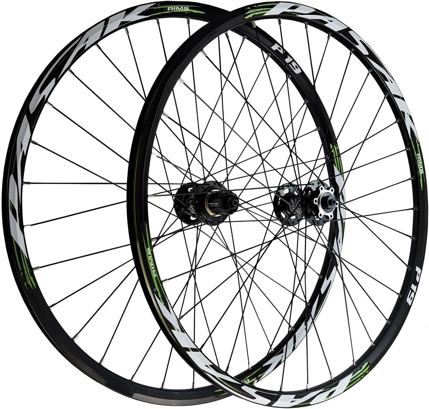 ZXGSXIOU Set of Wheels for Mountain Bikes 26, 27.5, And 29 Inches, HG Hub, Aluminum Alloy, Quick Release Disc Brake, Compatibility with Front/Rear MTB 7-12