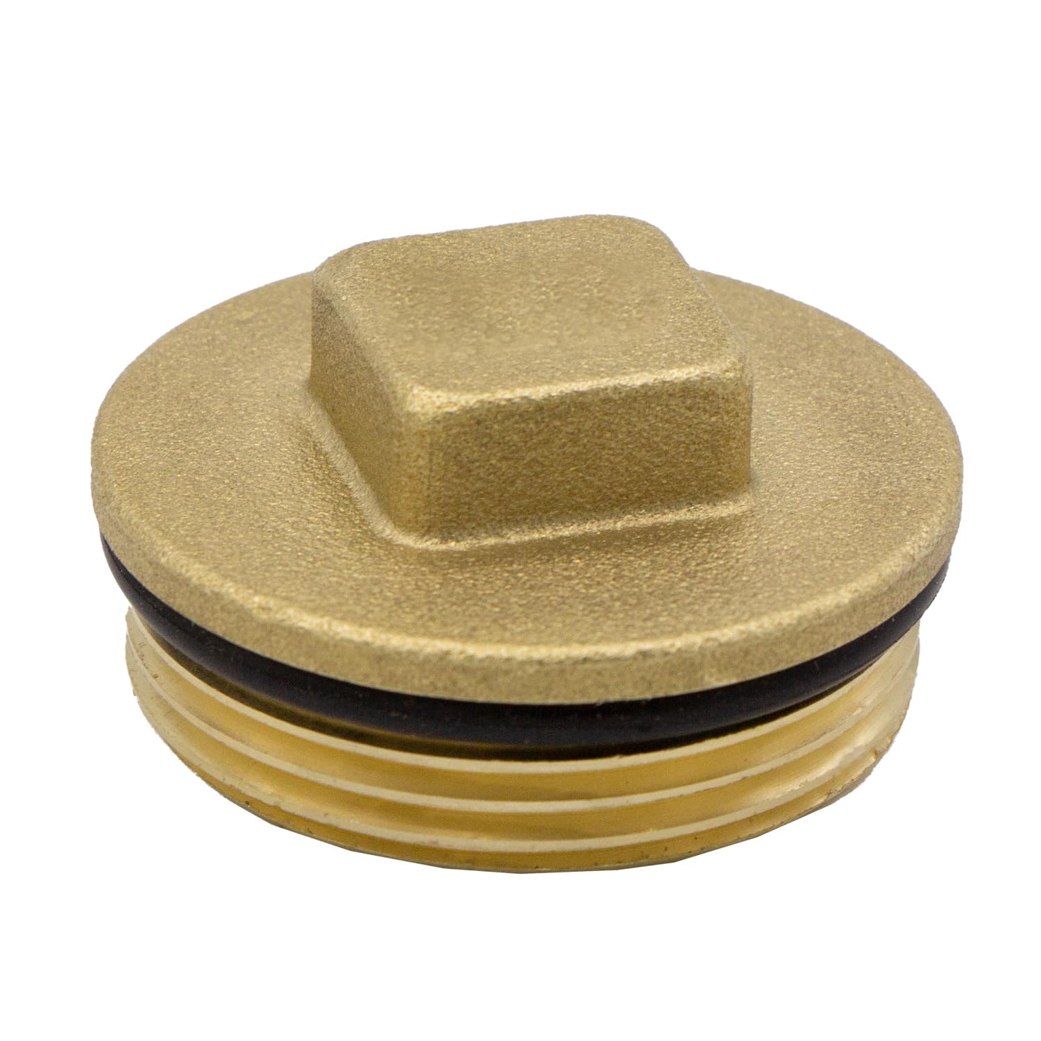 VARIOSAN Plug 16454, 1 inch external thread, brass, 30 bar, Messing, 1" - Image 3