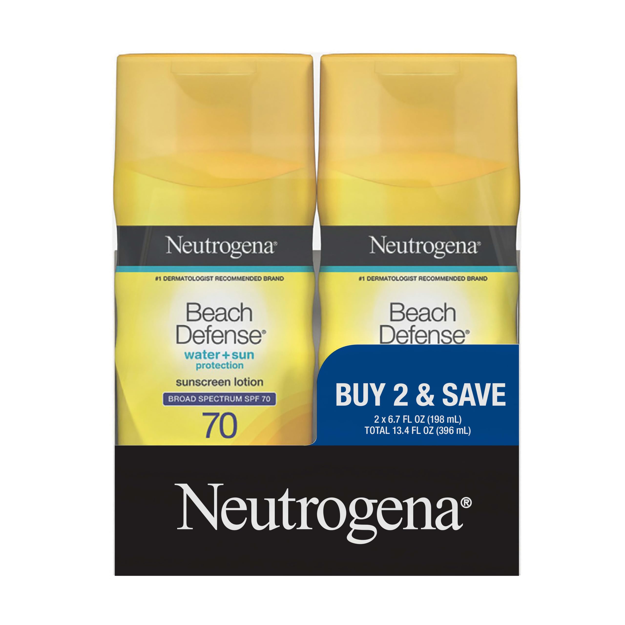 

                                                    Neutrogena Sunscreen Lotion Beach Defense SPF 70, 