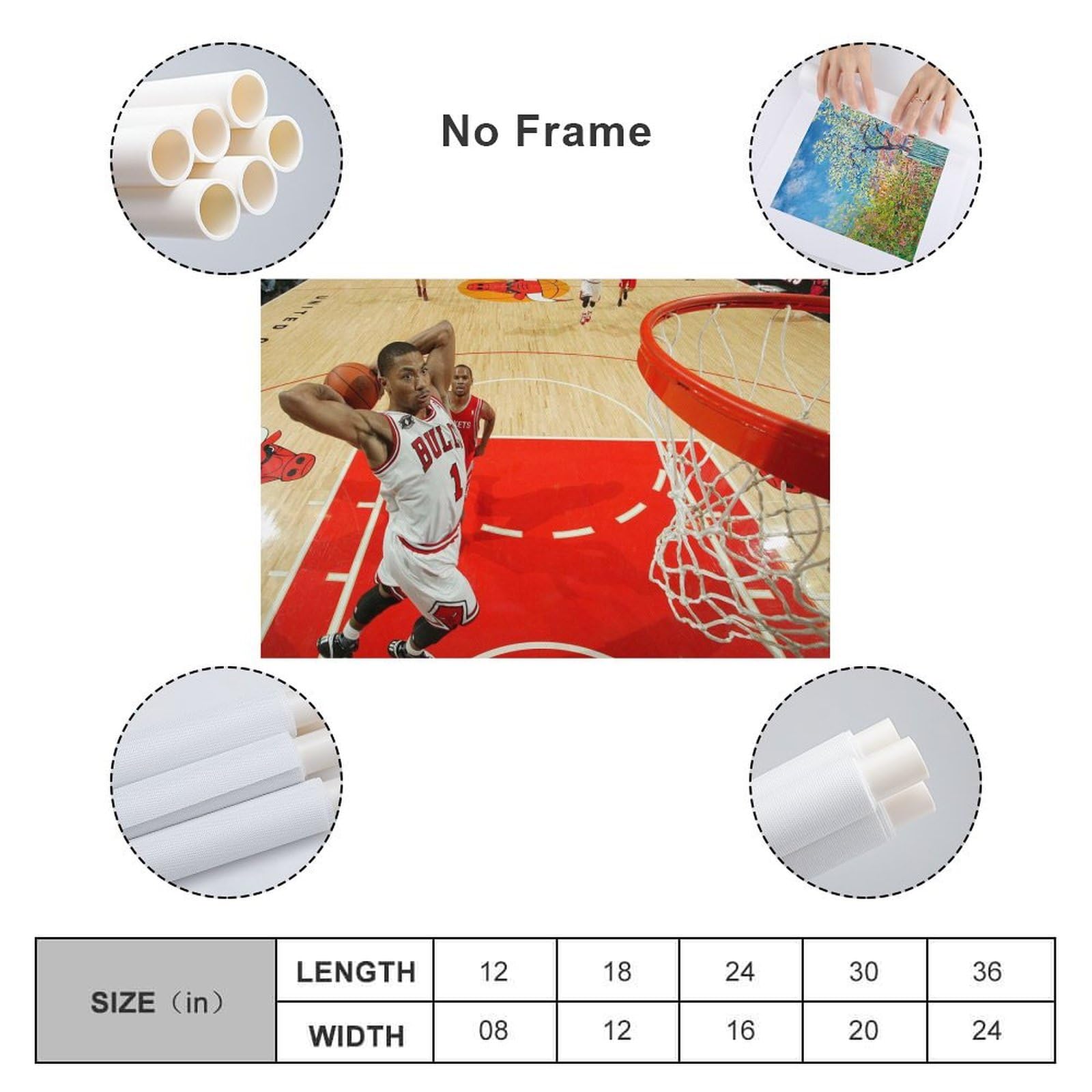 Amazon.co.jp: Derrick Rose デリック・ローズのダンクポスター クール