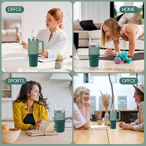 Miniatura 6 de Funda de silicona para botas para accesorios de copa Stanley, funda de silicona para botella de agua para Stanley Quencher H2.0 y vaso de aventura