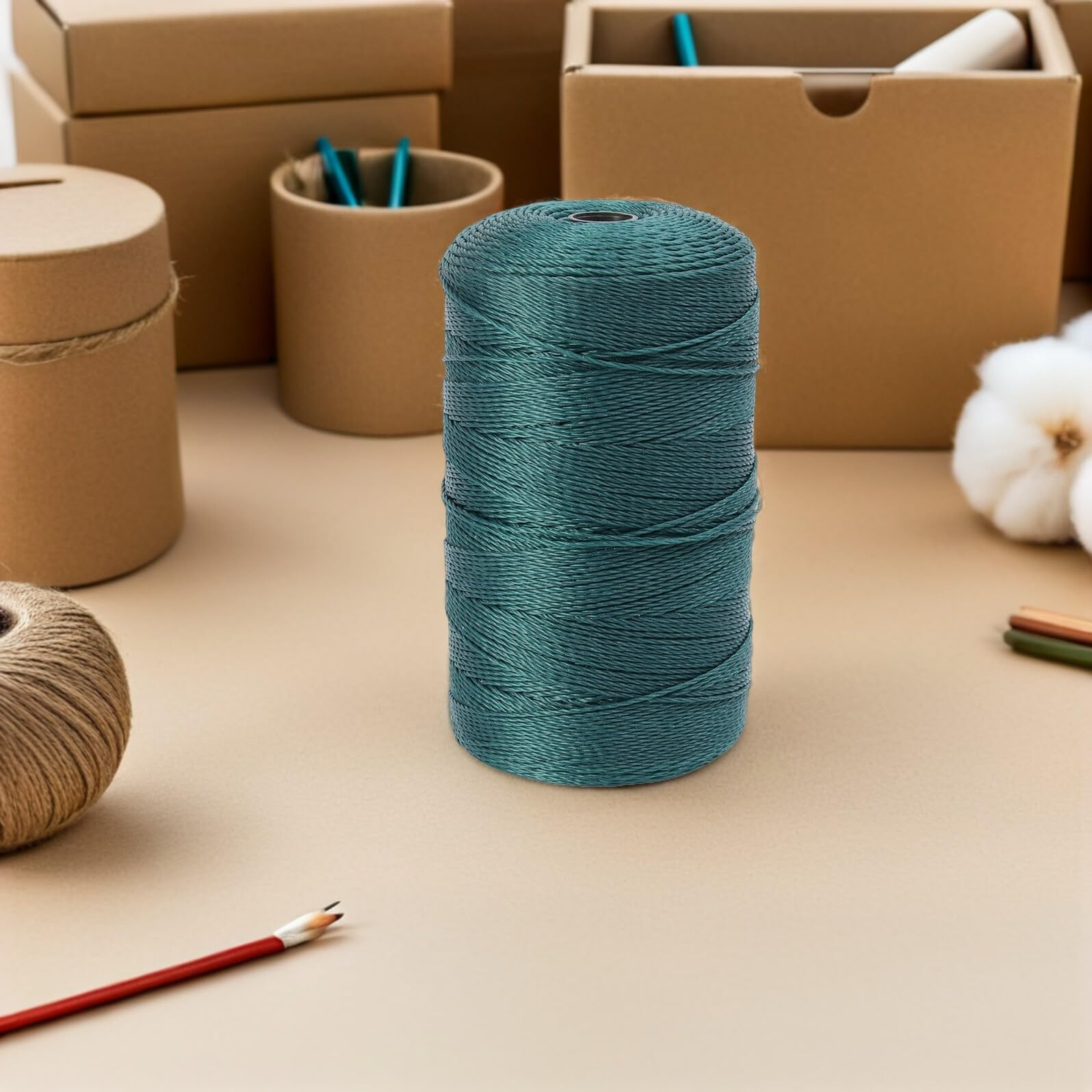 Corda da Nylon Intrecciata 2 unità per Riparazione da Pesca Portatile e sicura e operazioni salmastre