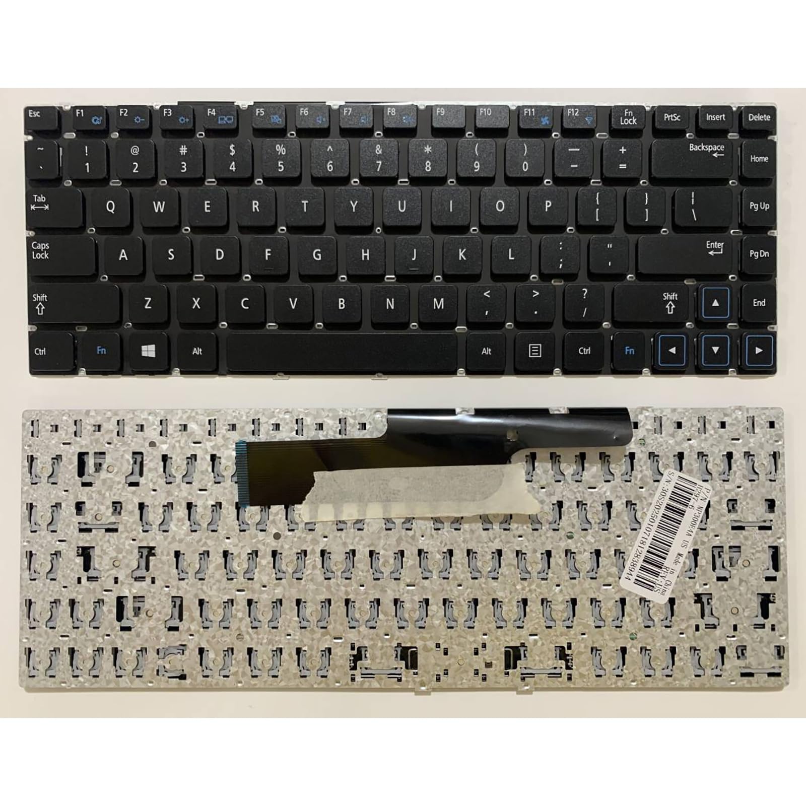 Clavier de remplacement pour Samsung NP300E4A ordinateur portable US - 7