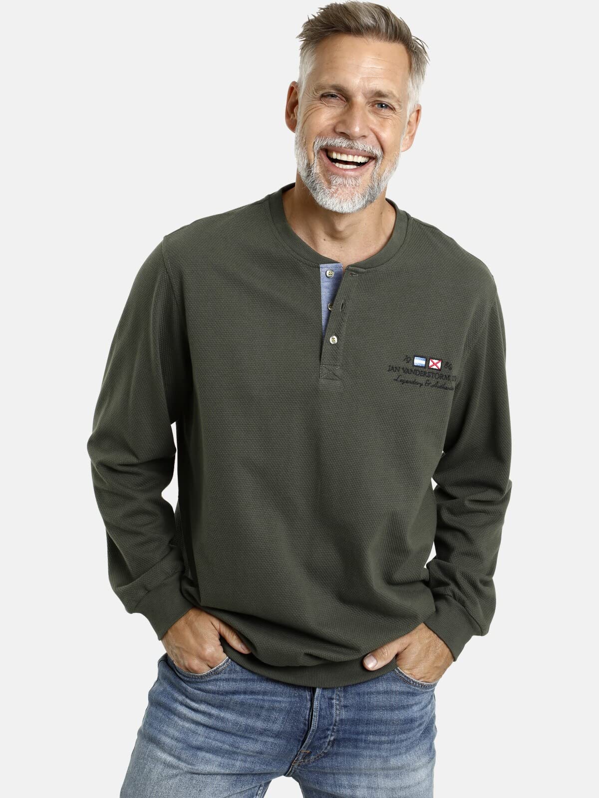 Jan Vanderstorm Sudadera para hombre Viljar
