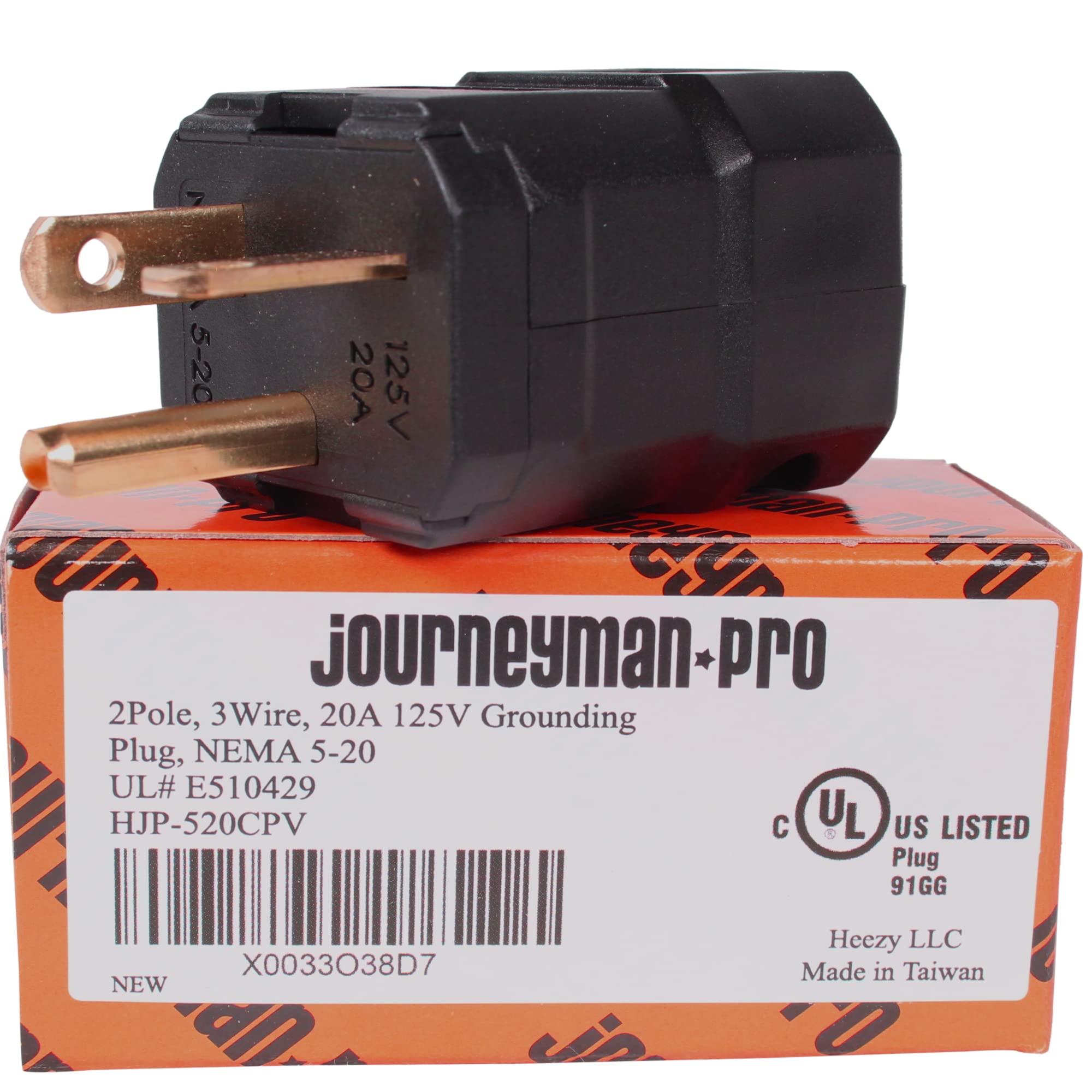 Pro Plug Clam Shell 120 Volt Male Plug And Box