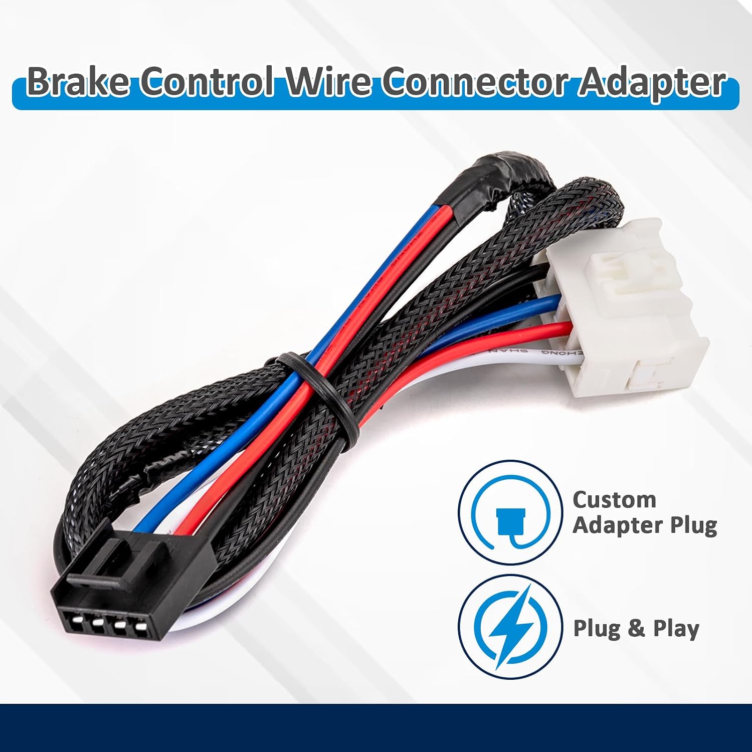 Wsays Trailer Brake Controller Wiring Adapter Compatible with Dodge Ram 1500/2500/3500 95-09 Fit Dakota 97-10 Fit Durango 98-09 Fit Chrysler Aspen 07-09 with Plug & Play Connector