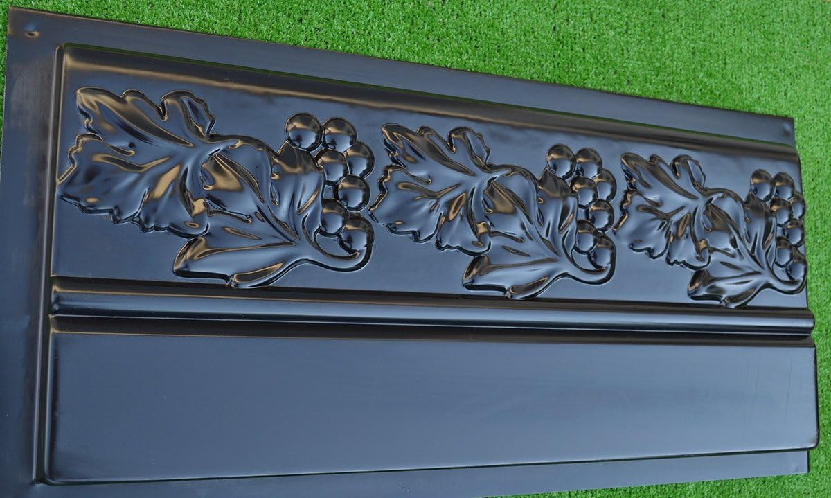 Decorative Fence Mould Grapes Border Edging Concrete Garden Mold #BR08