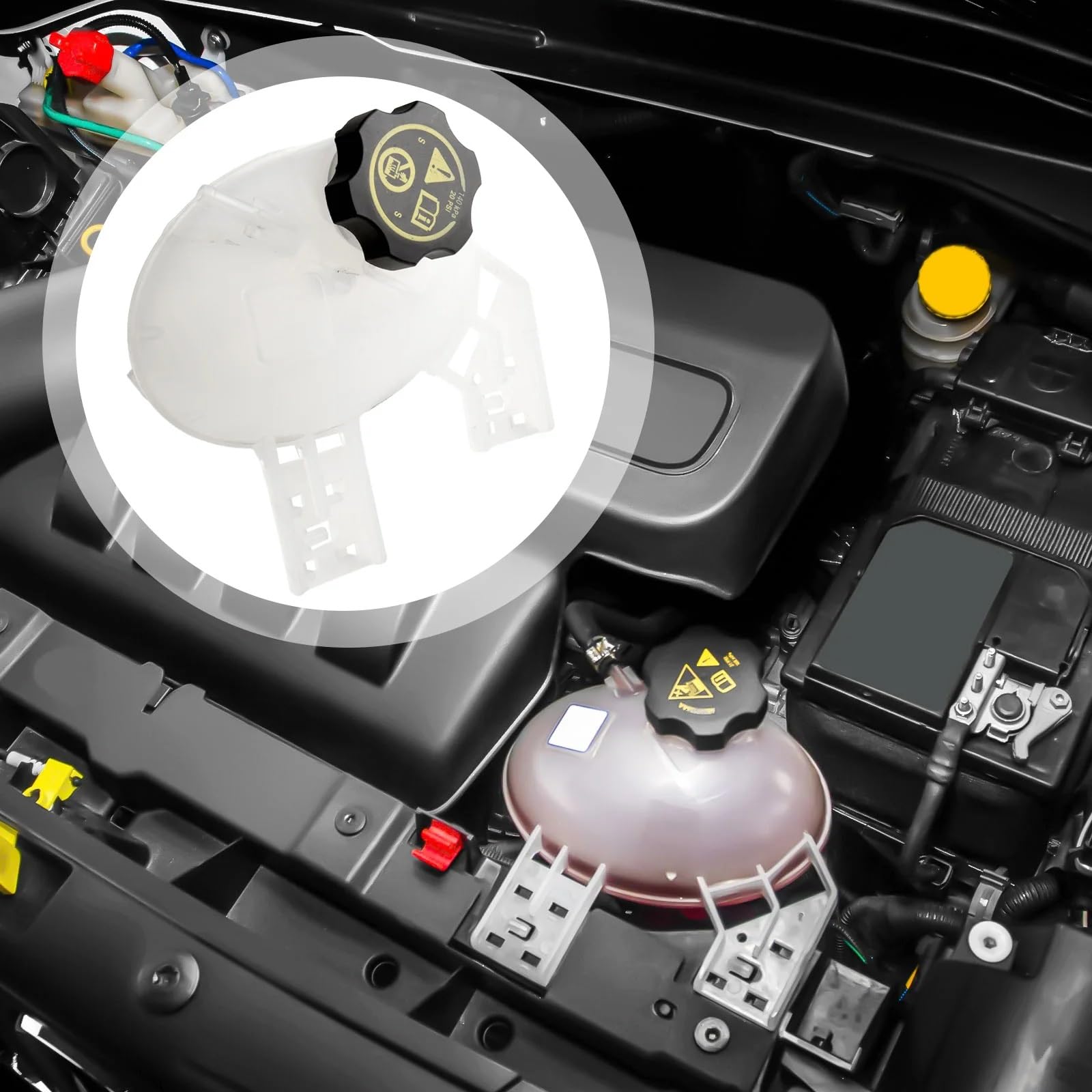 Refrigerante Vaschetta Compatibile Con Jeep Per Compass 2017-2022 68289857AA 68327756AA 53331946 Serbatoio Liquido Di Raffreddamento Radiatore Motore Serbatoio Espansione