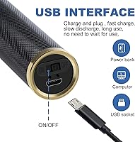 Vista 6 de YOGINGO Cortadora de pelo profesional para hombres, recortadora de barba para hombres, recortadora de pelo recargable inalámbrica Kit de aseo