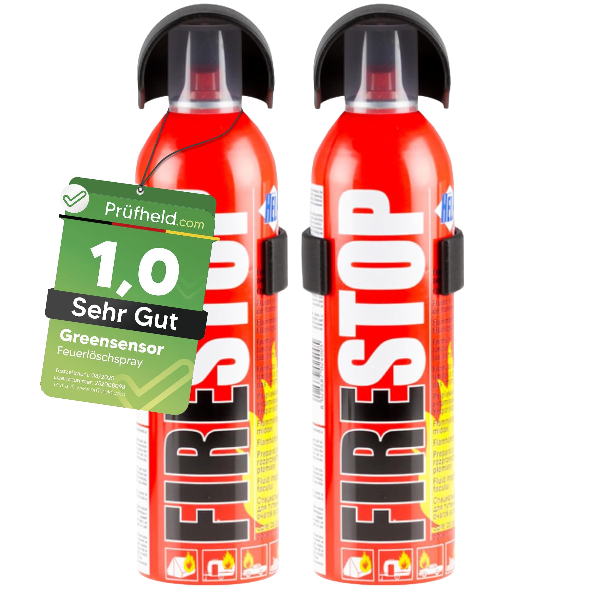 2 aerosoles Greensensor de 400 ml, espuma extintor universal para casa, coche, extintor de espuma, accesorios para pinchazos