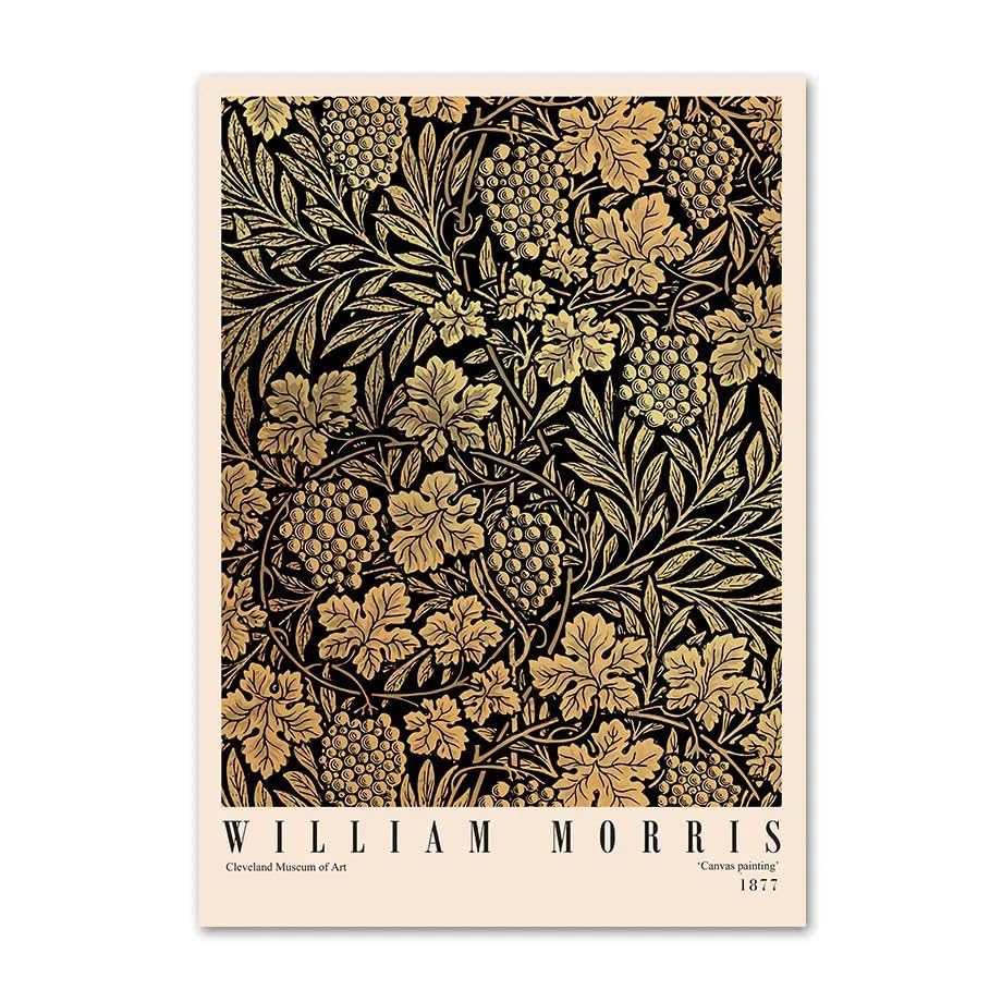 William Morris toile fruit pour habiller un mur vide sans effort