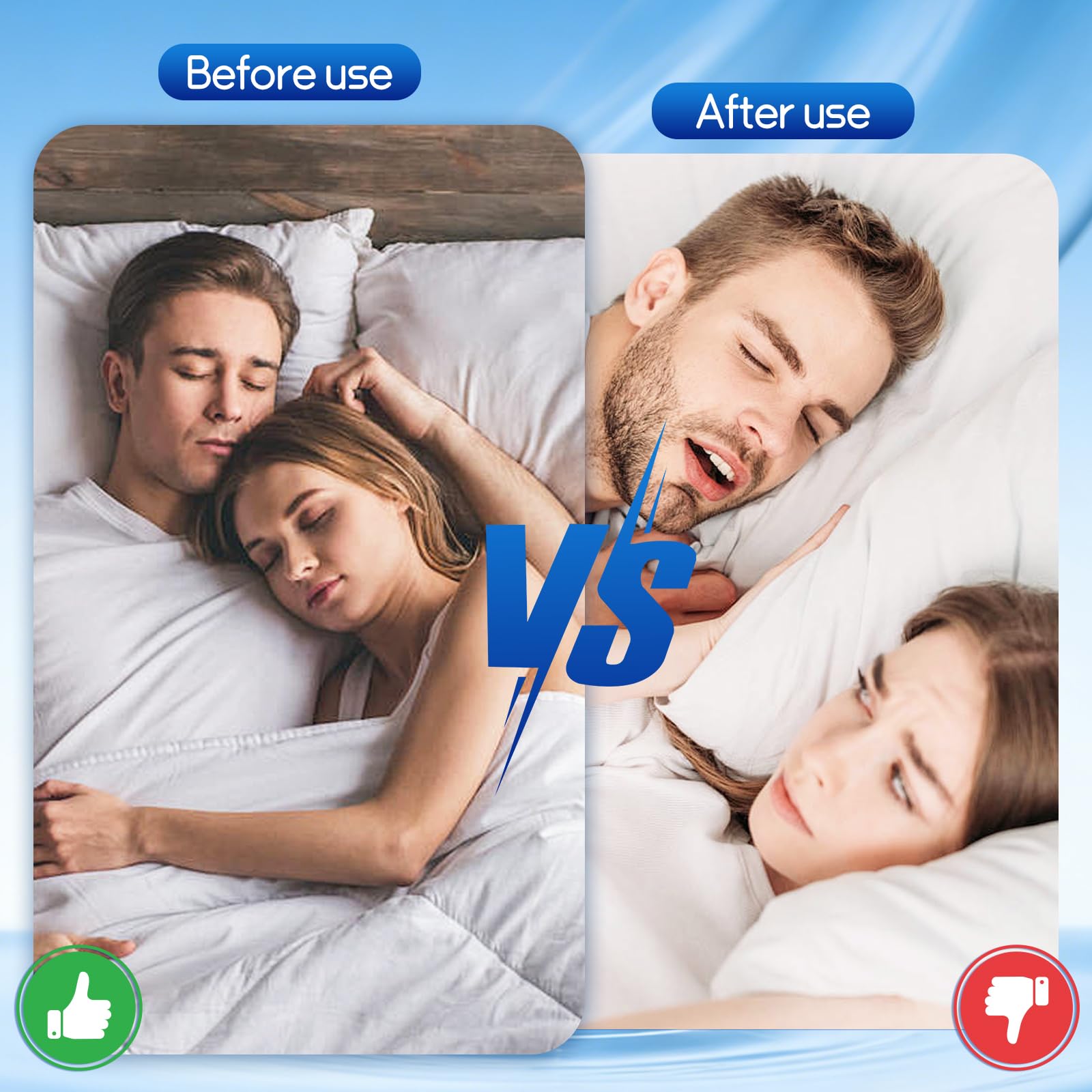 4 Piezas Férula Dental, Protector Bucal Nocturno, Protector Bucal para el Bruxismo, 2 Tamaños Incluidos, Mejorar la calidad del sueño, Fácil de usar, Adecuado Para hombres y mujeres — view 6