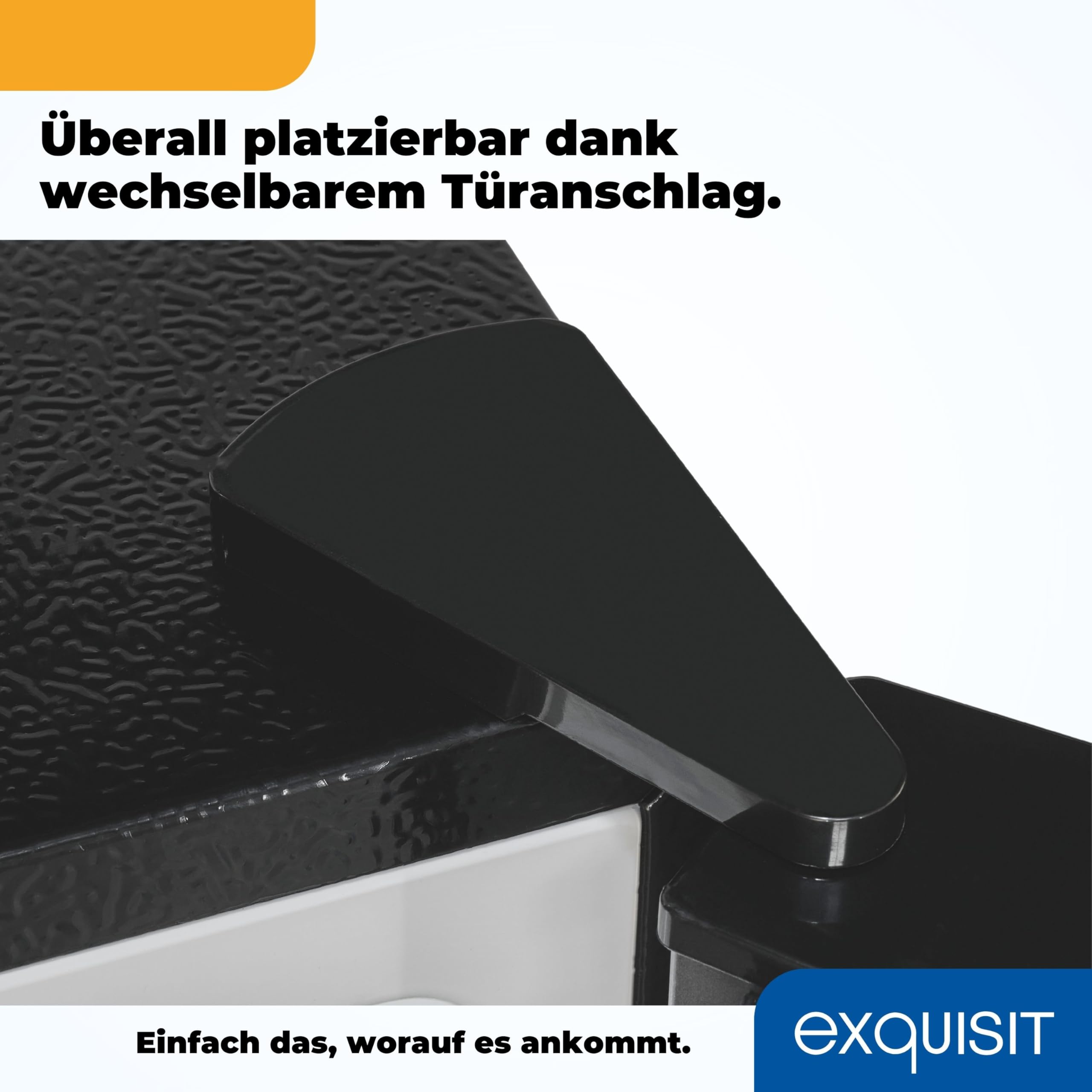 Exquisit Kühl-Gefrierkombination No Frost, 193 L, Energieklasse E | Freistehend, 54 cm breit, Inoxlook, 4-Sterne-Gefrierfach, LED-Licht, 41 dB(A), höhenverstellbare Füße