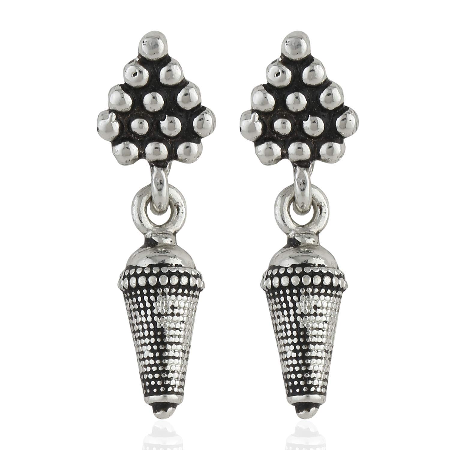 Valentines Earrings Combo Oxidized Silver Plated Stud Earrings