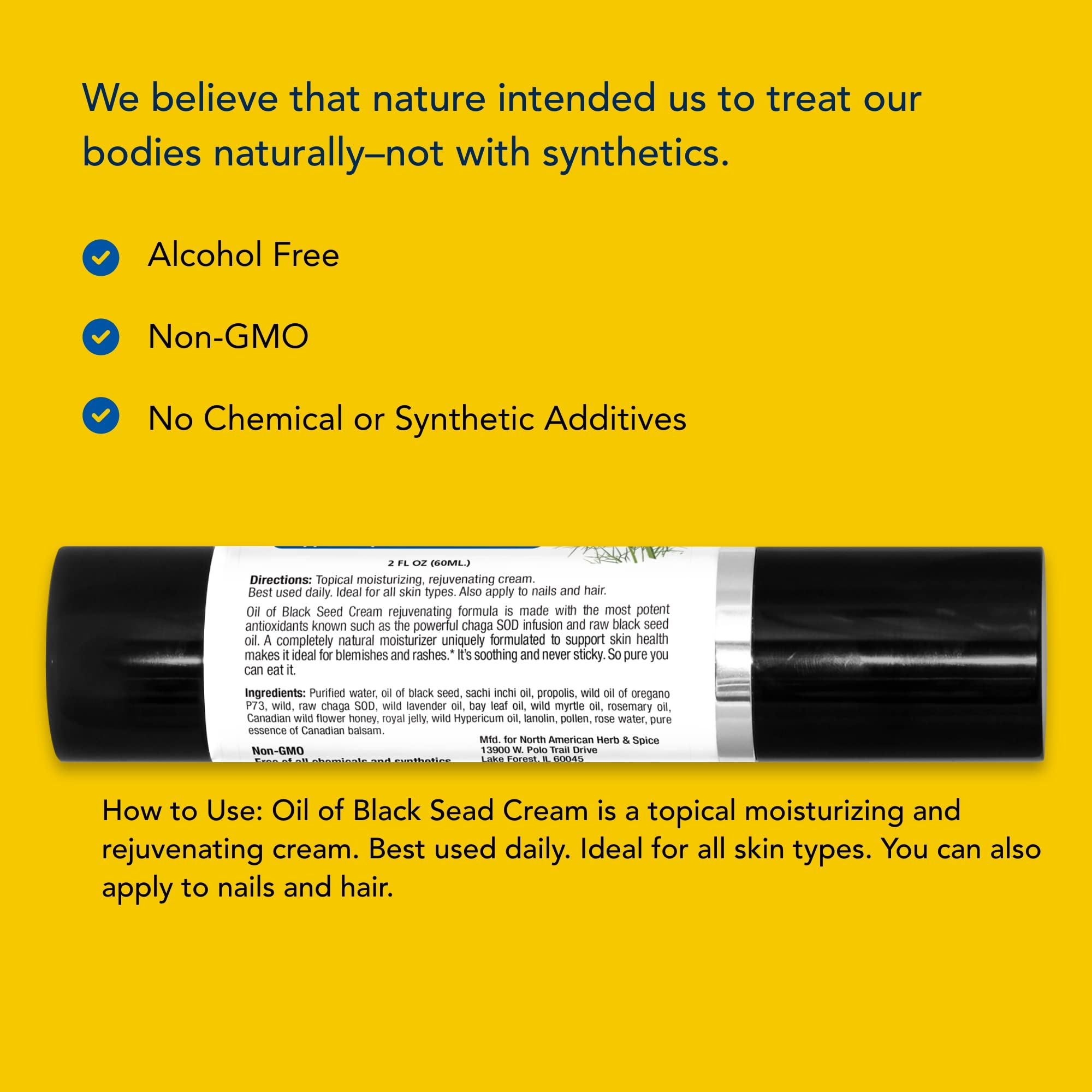 Amazon.com: NORTH AMERICAN HERB & SPICE Oil of Black Seed Cream