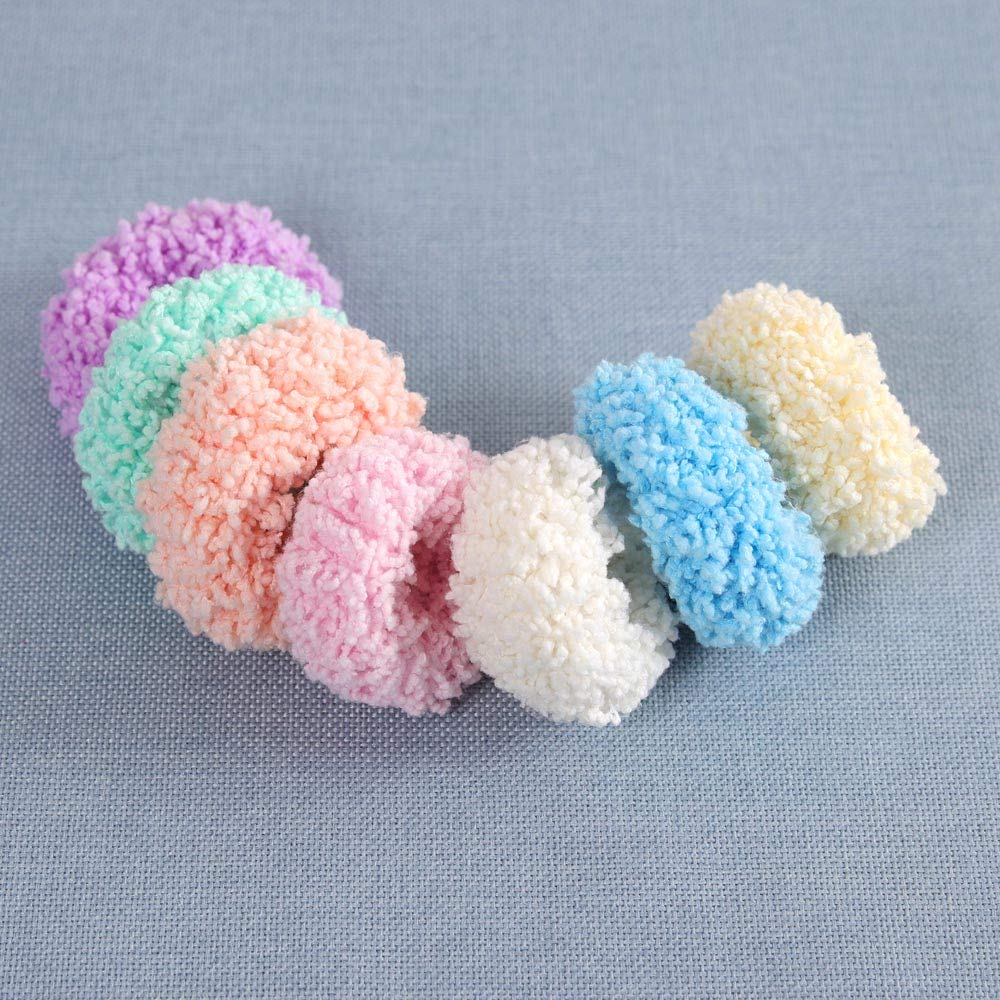 Amazon.com : UTENEW Set of 14 Luminous Hair Scrunchies Soft  display picture 1