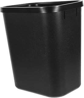 MAGICLULU Bote De Basura Para Cocina Oficina y Hogar Ahorra Espacio Fácil De Limpiar Color Negro Para Debajo Del Escritorio