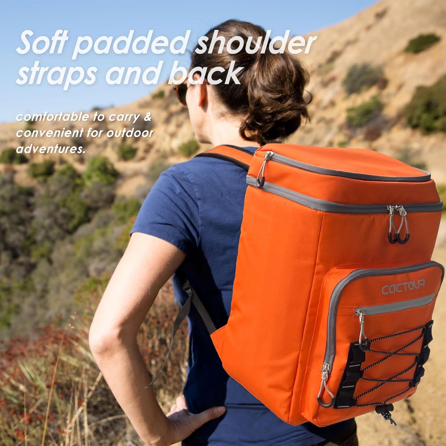 Backpack Cooler,36 Can Cooler Backpack & Portable Lightweight Backpack Coolers Insulated Leak Proof for Men and Women